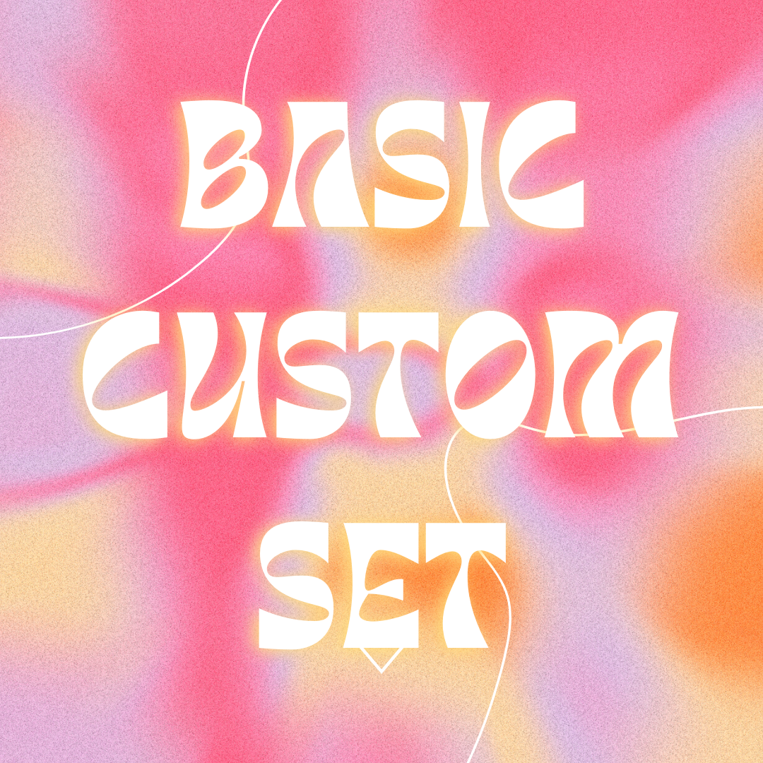 Basic Custom Set ⋆ ˚。⋆୨୧˚