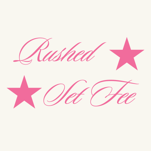 Rushed Set Fee ⋆⭒˚。⋆⊹₊ ⋆