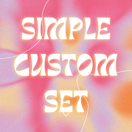 Simple Custom Set ⊹₊ ⋆